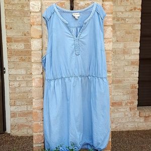 Ava & Viv | chambray shirt dress 4X